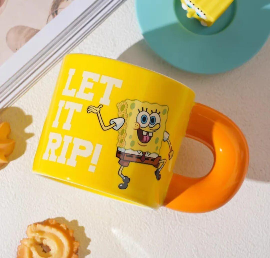 Taza Tazon Mug Bob Esponja Tapa-2