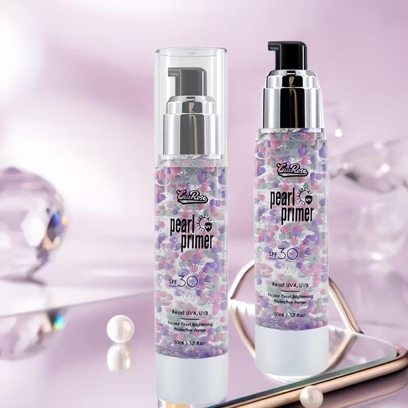 Primer Facial Con Perlas Tricolor Filtro UV SPF 30-4