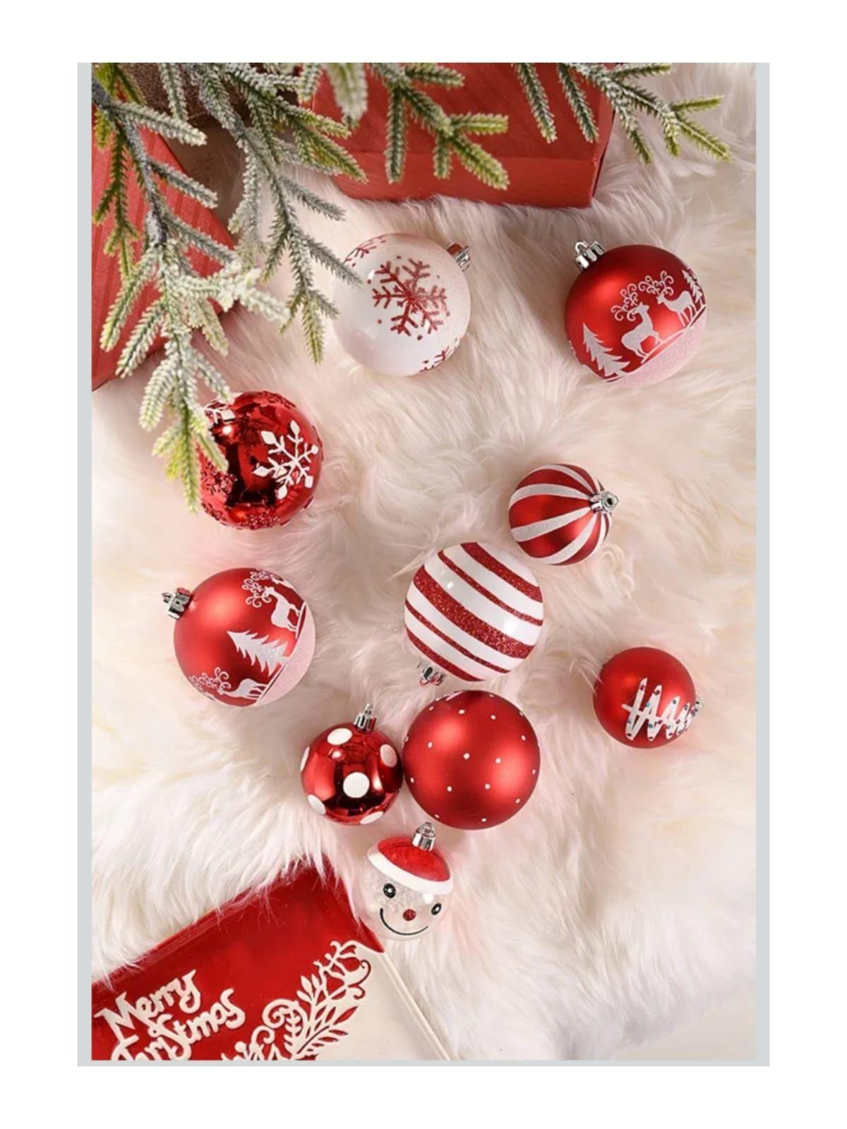 Set Esferas Navideñas Decoración Arbol Navidad-2