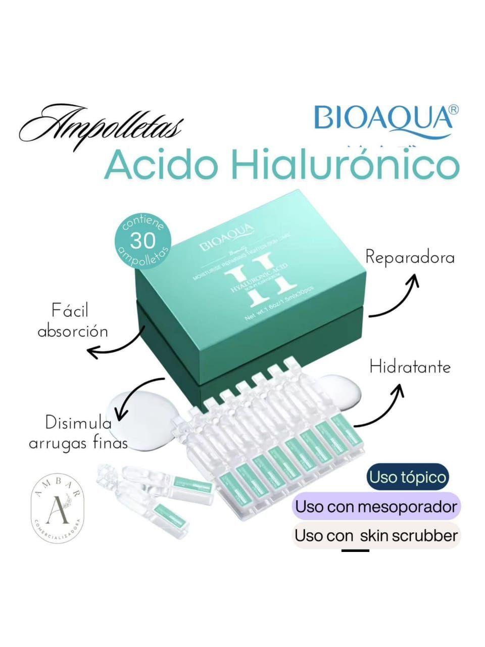 Ampollas  Acido Hialuronico 15 Unidades Dermapen y Uso Topico-2