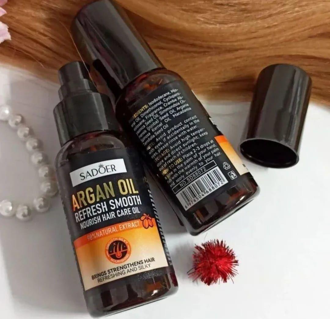 Aceite De Argán Reparación Profunda  Brillo y Suavidad-3
