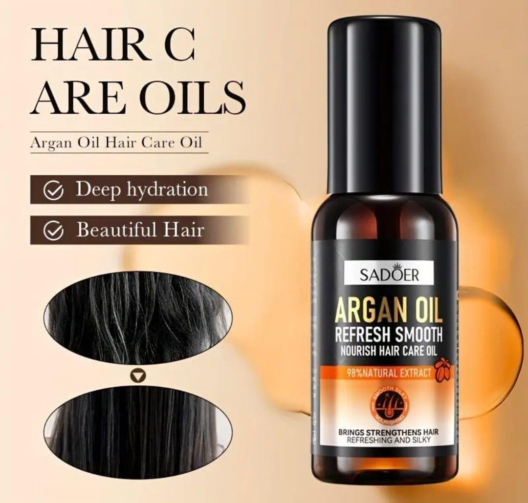 Aceite De Argán Reparación Profunda  Brillo y Suavidad-4