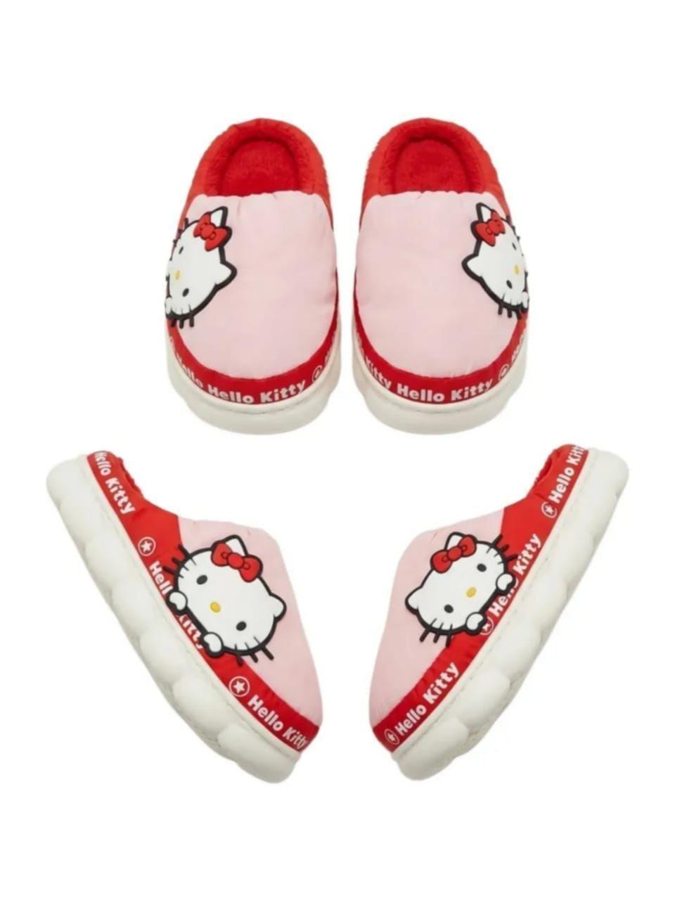 Pantuflas Mujer  Niñas Hello Kitty y Sus Amigos Pantuflas Impermeables Kawaii-2