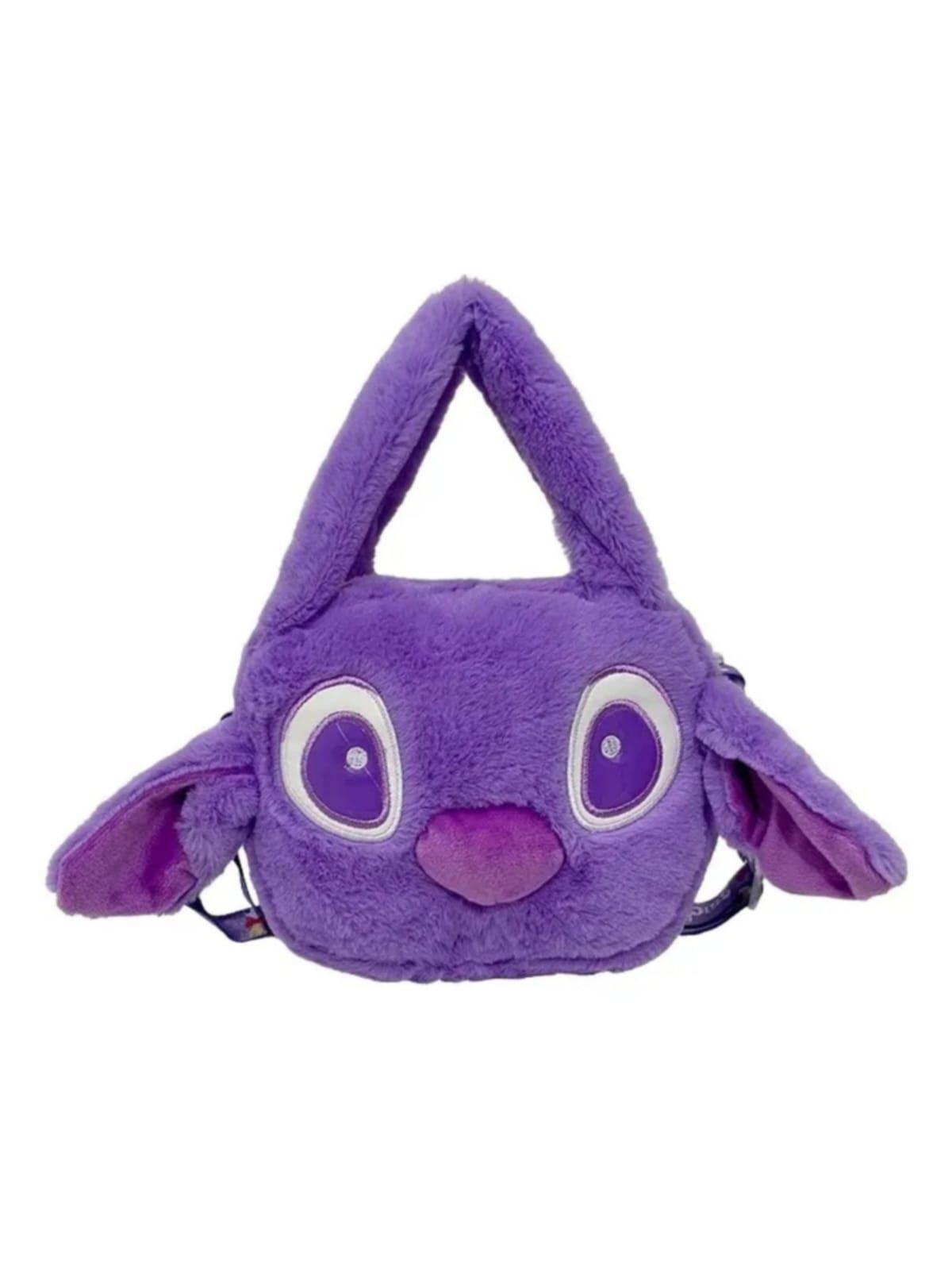 Bolso Bandolera de Peluche St tch Versi n Morada-0