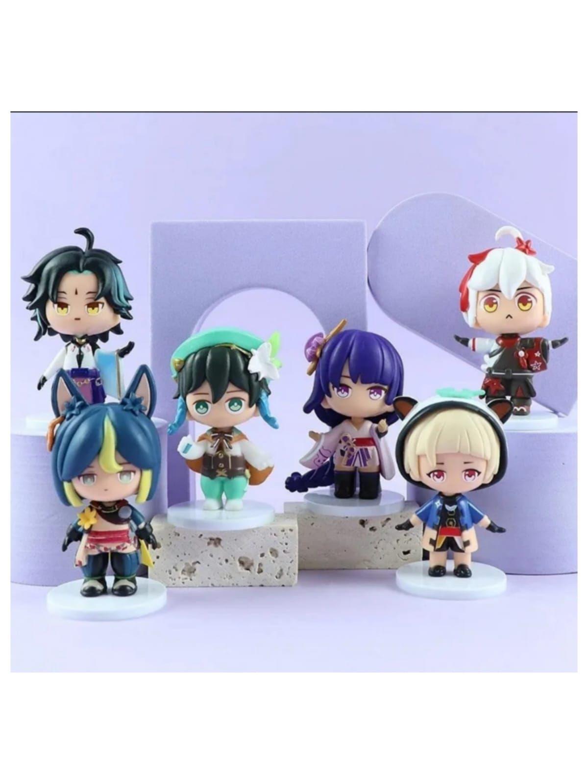 Figura Genshin Impact Caja Sorpresa Blind Box Azul-2