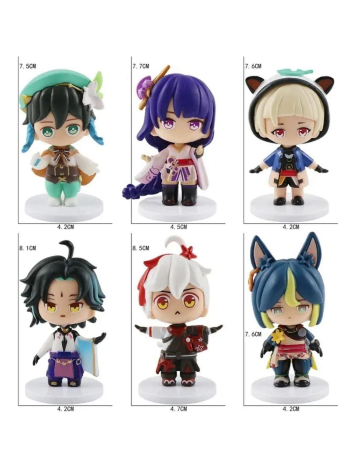 Figura Genshin Impact Caja Sorpresa Blind Box Azul-3