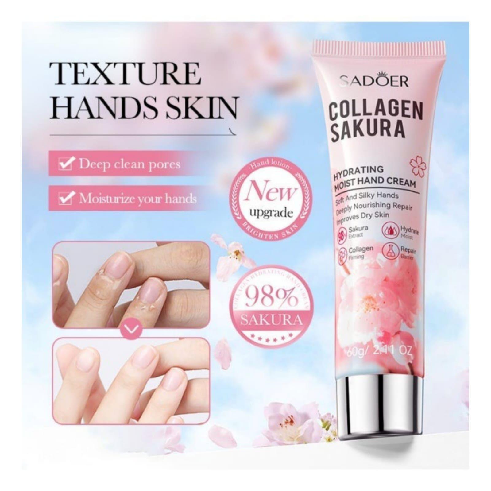 Crema  De Manos Colageno Sakura  Hidrantate-3