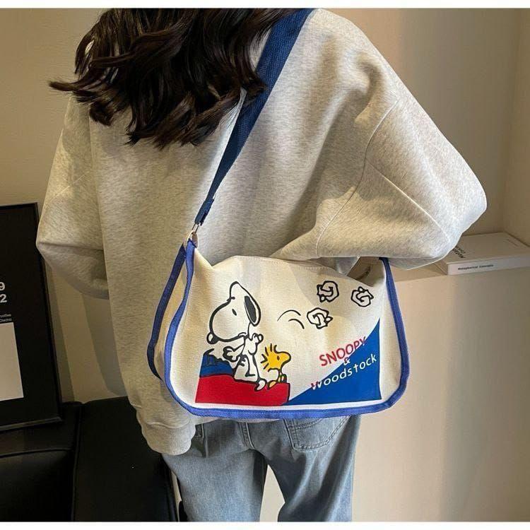 Bolso de Lona Snoopy Estilo Tote Bag-2