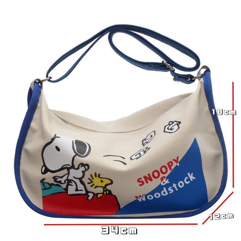 Bolso de Lona Snoopy Estilo Tote Bag-3
