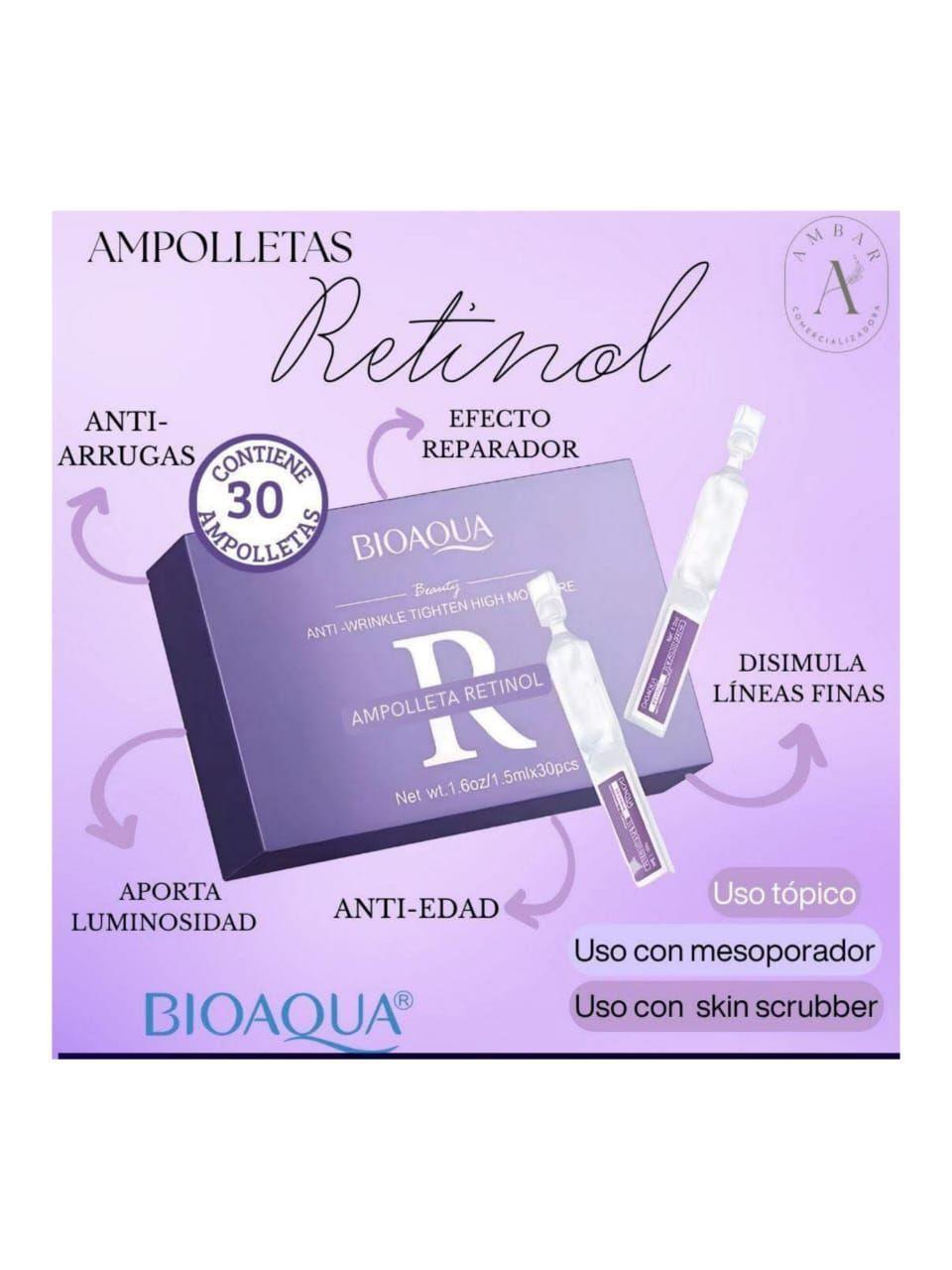 Kit 30 Ampollas Retinol Uso Topico -4