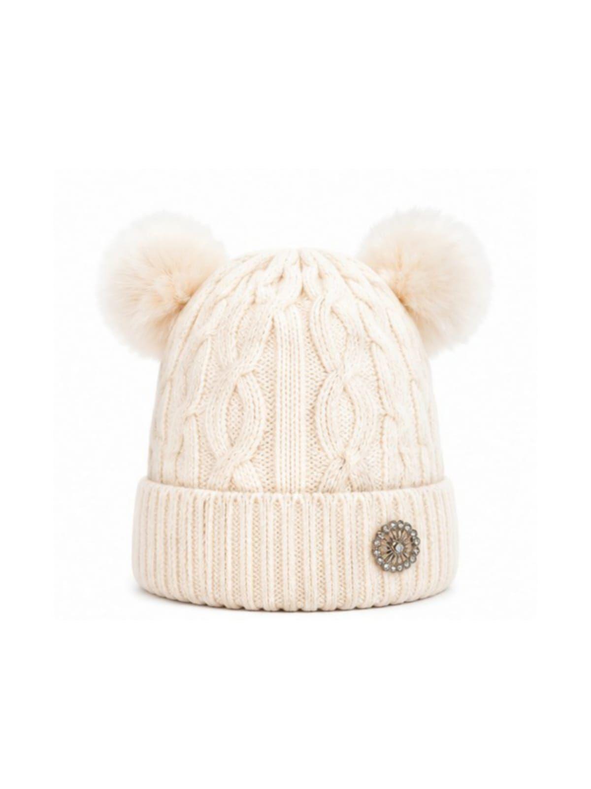 Gorro de Lana Doble Pompon El Toque Chic para tu Invierno-0