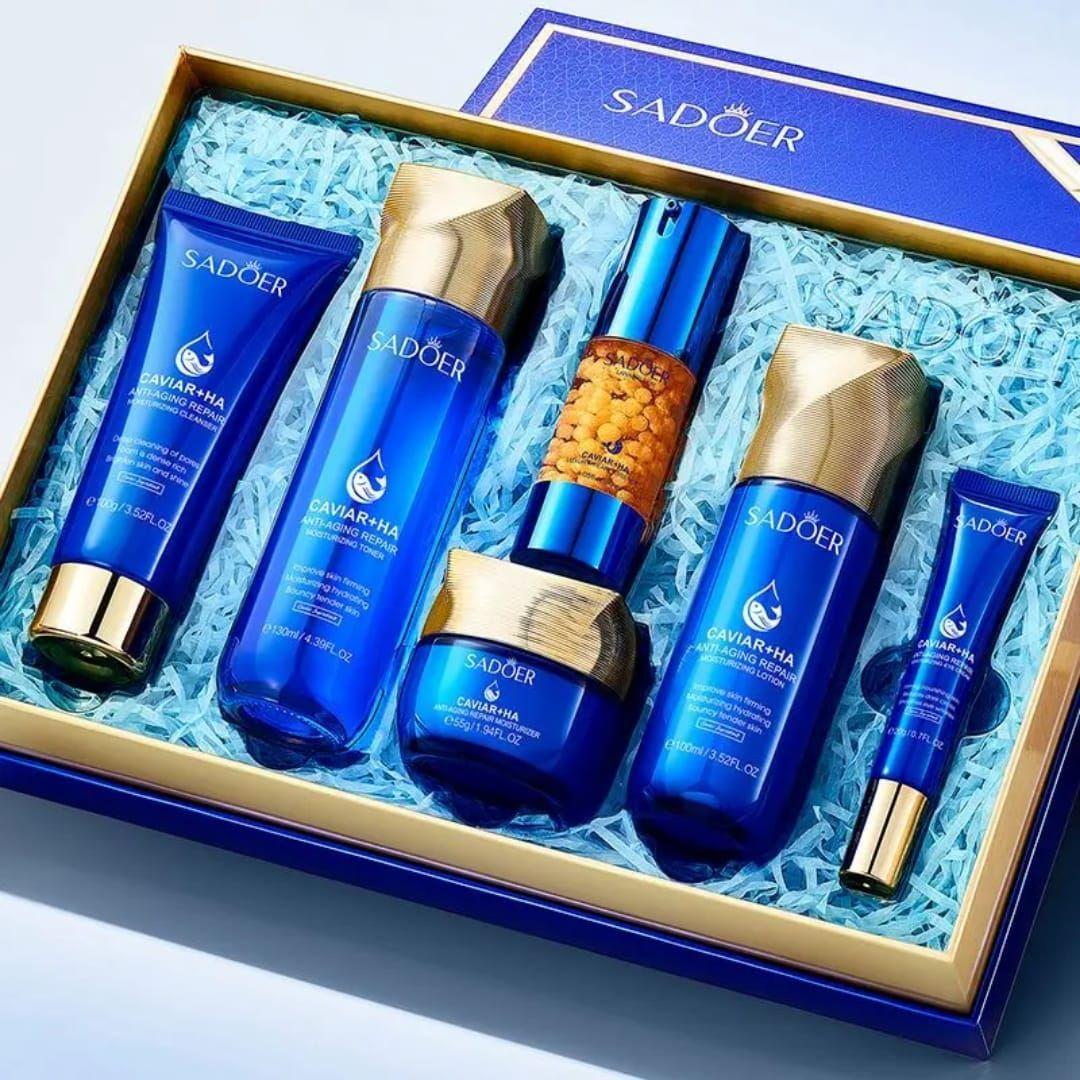 Set Skincare Completo Caviar Antiedad Hidratante-2