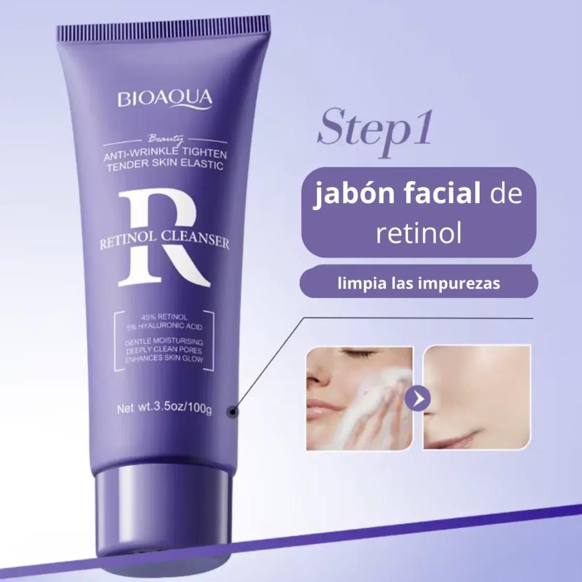 Limpiador  Facial de Retinol  - Firmeza y Luminosidad-3