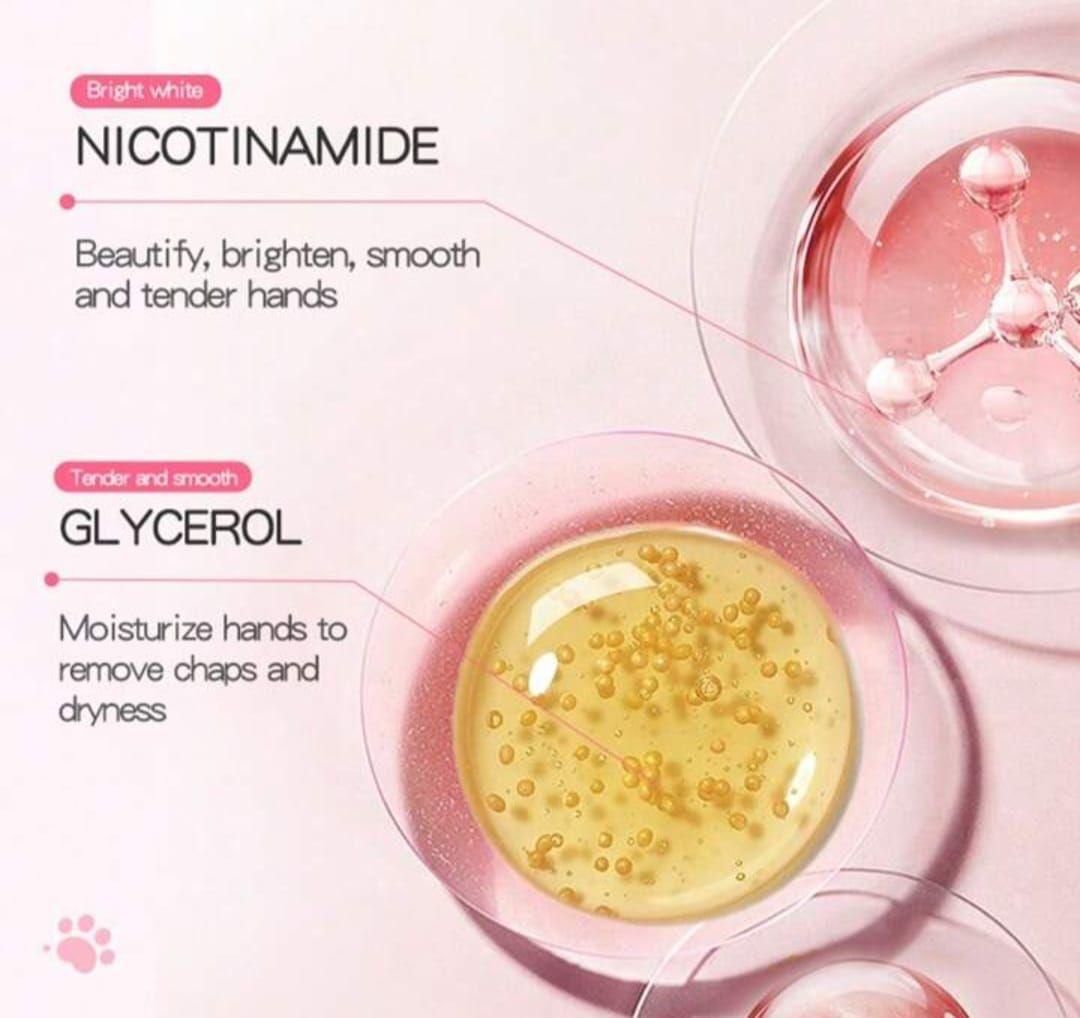 Mascarillas Para Manos Blanqueadora Patita De Gato 3 unidades-4