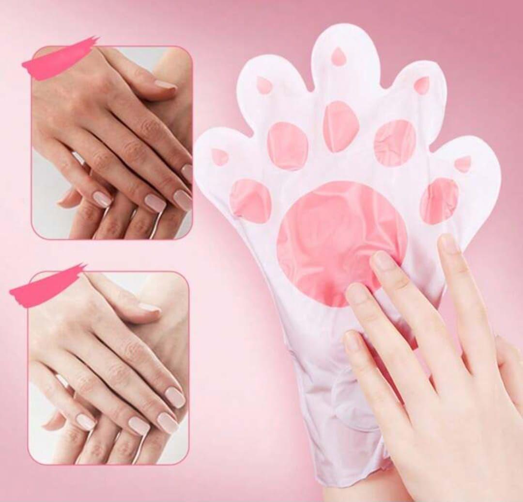 Mascarillas Para Manos Blanqueadora Patita De Gato 3 unidades-5