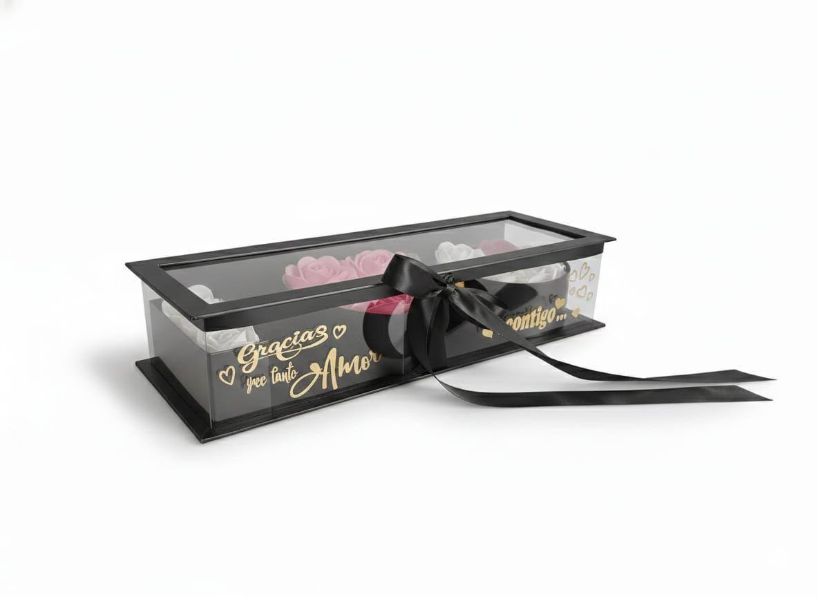 Caja Rosas Eternas Premium Regalo San Valentin-2
