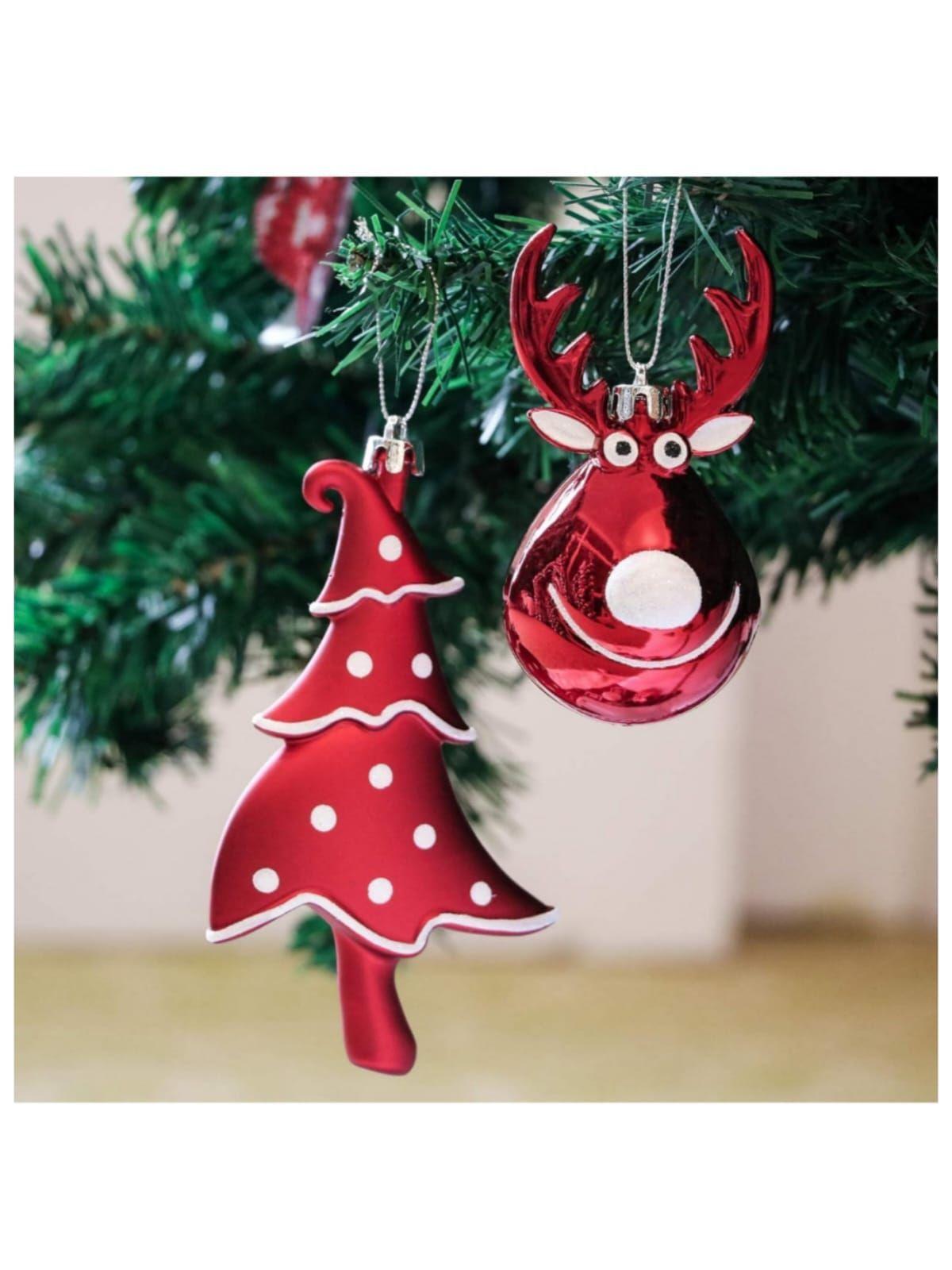 Set Premium 92 Adornos para Árbol de Navidad Decoración Esferas Navideñas-1