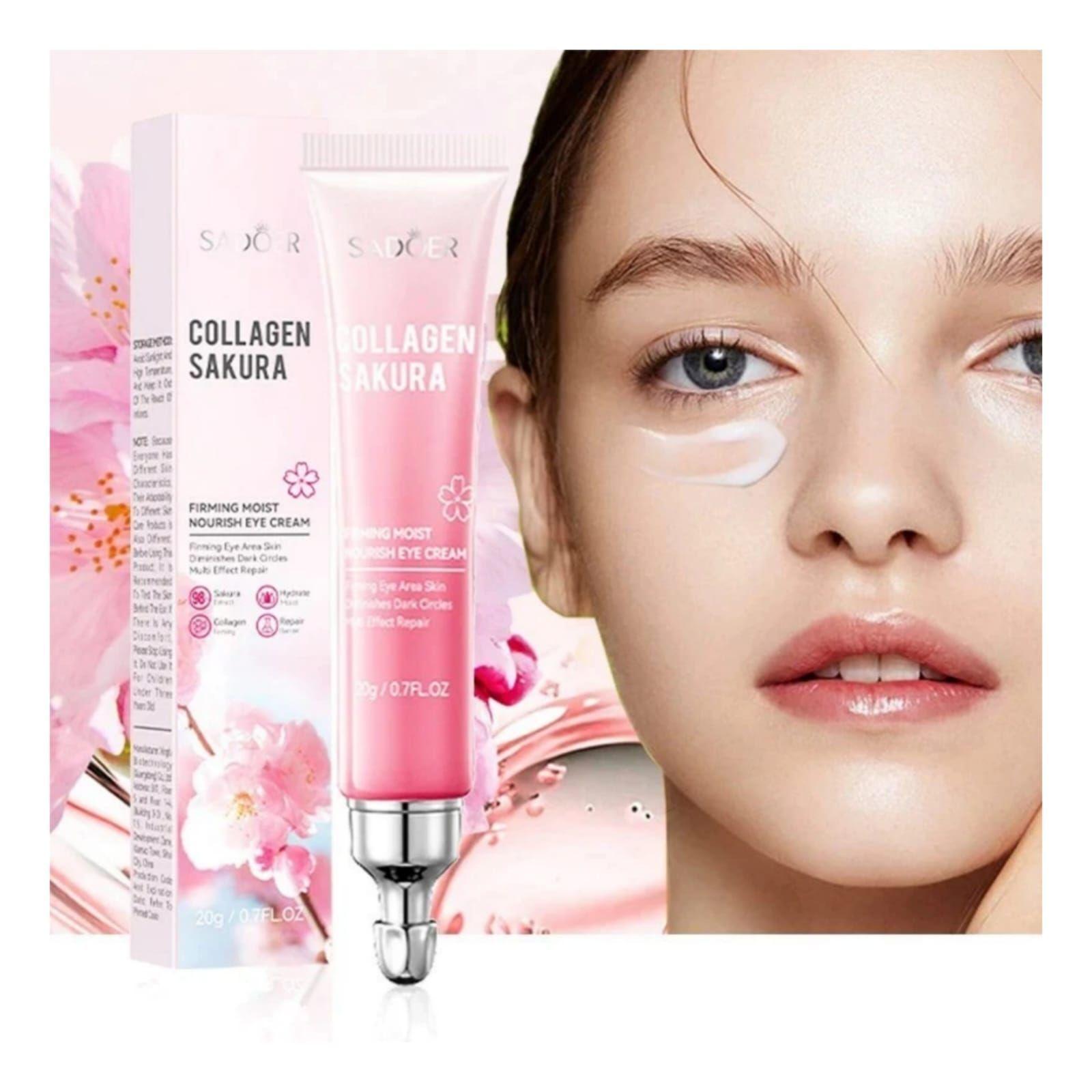 Crema Contorno de Ojos Collagen Sakura Firmeza y Adiós Ojeras-2