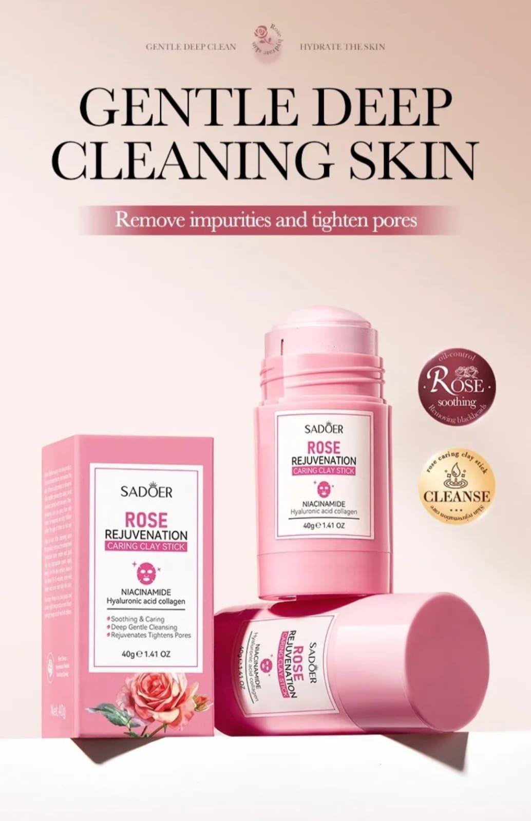 Mascarilla de Arcilla Rosa Firmeza y Poros Reducidos-3