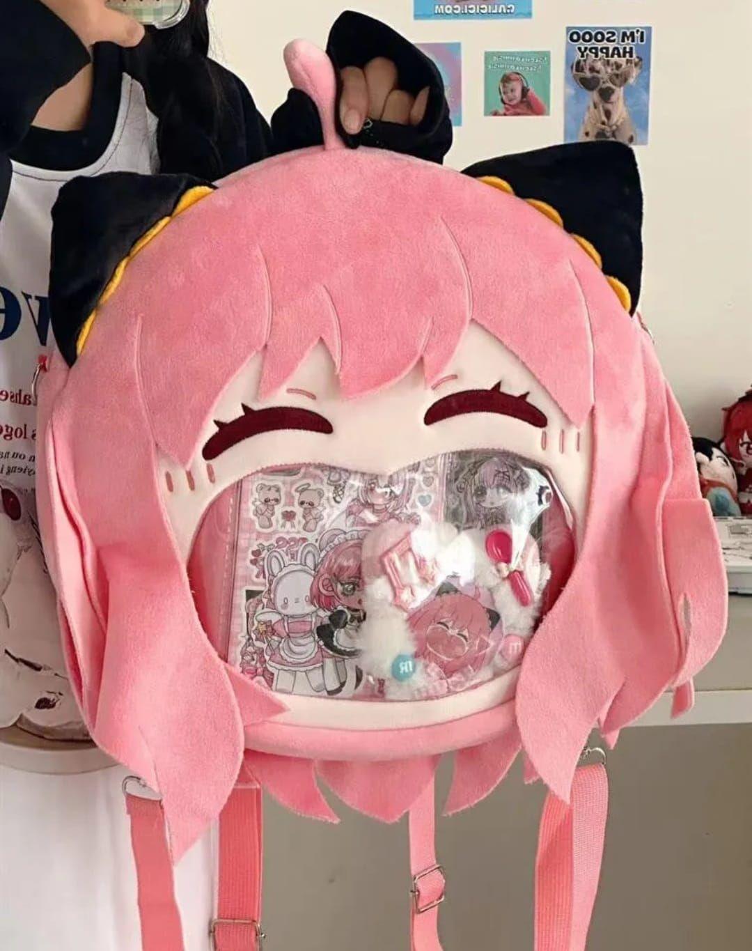 Anya Spy Family Bolso Mochila Grande De Peluche Anime-2