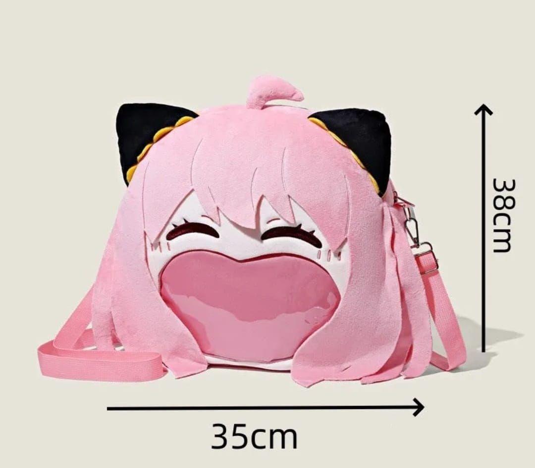 Anya Spy Family Bolso Mochila Grande De Peluche Anime-3