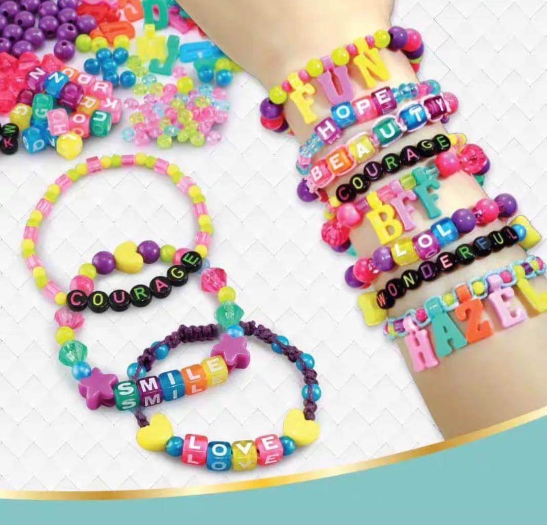 Kit Infantil Para Hacer Pulseras y Mas 500 Piezas Crea Pulseras y Joyas nicas-2