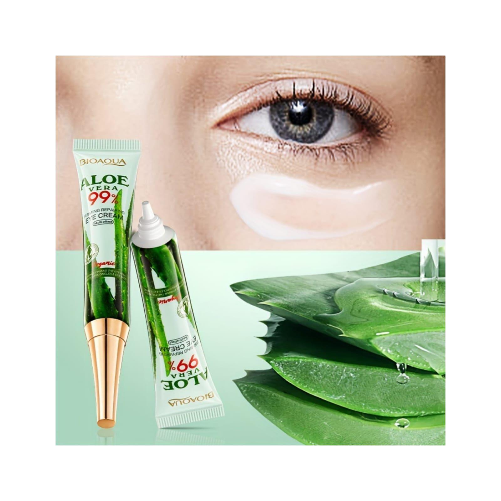  Crema Contorno de Ojos de Aloe Vera 99%  Firmeza Multiefecto-2