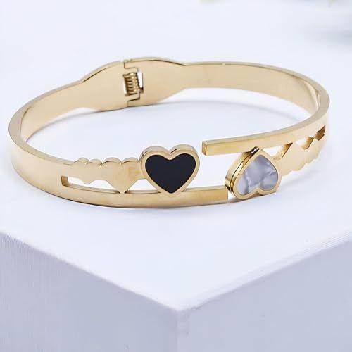 Pulsera Brazalete de Acero Inoxidable Duo Incluye Caja-2