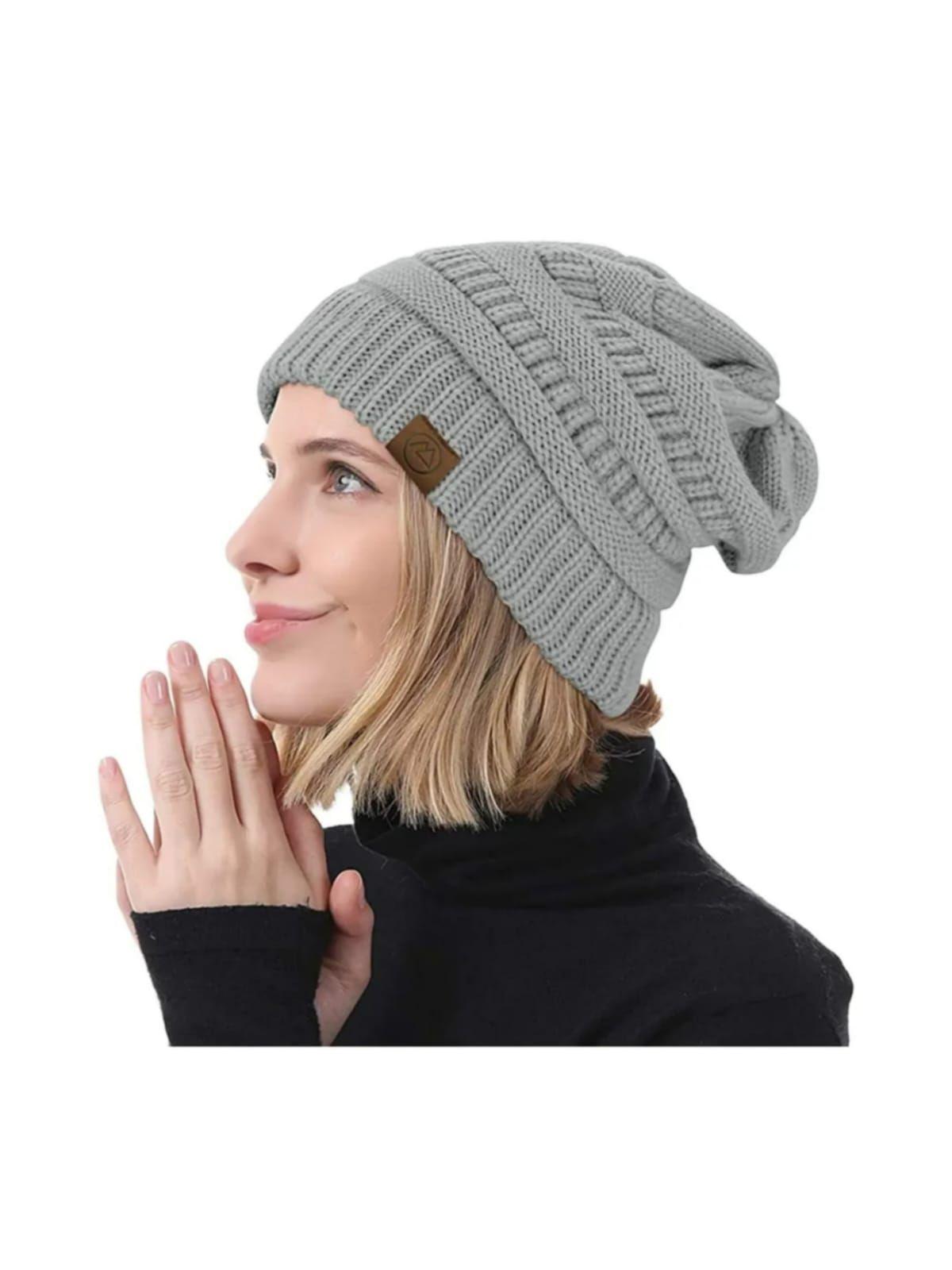 Gorro Invierno Slouchy Beanie Unisex Estilo Urbano Premium Gorro Hombre Gorro Mujer-2