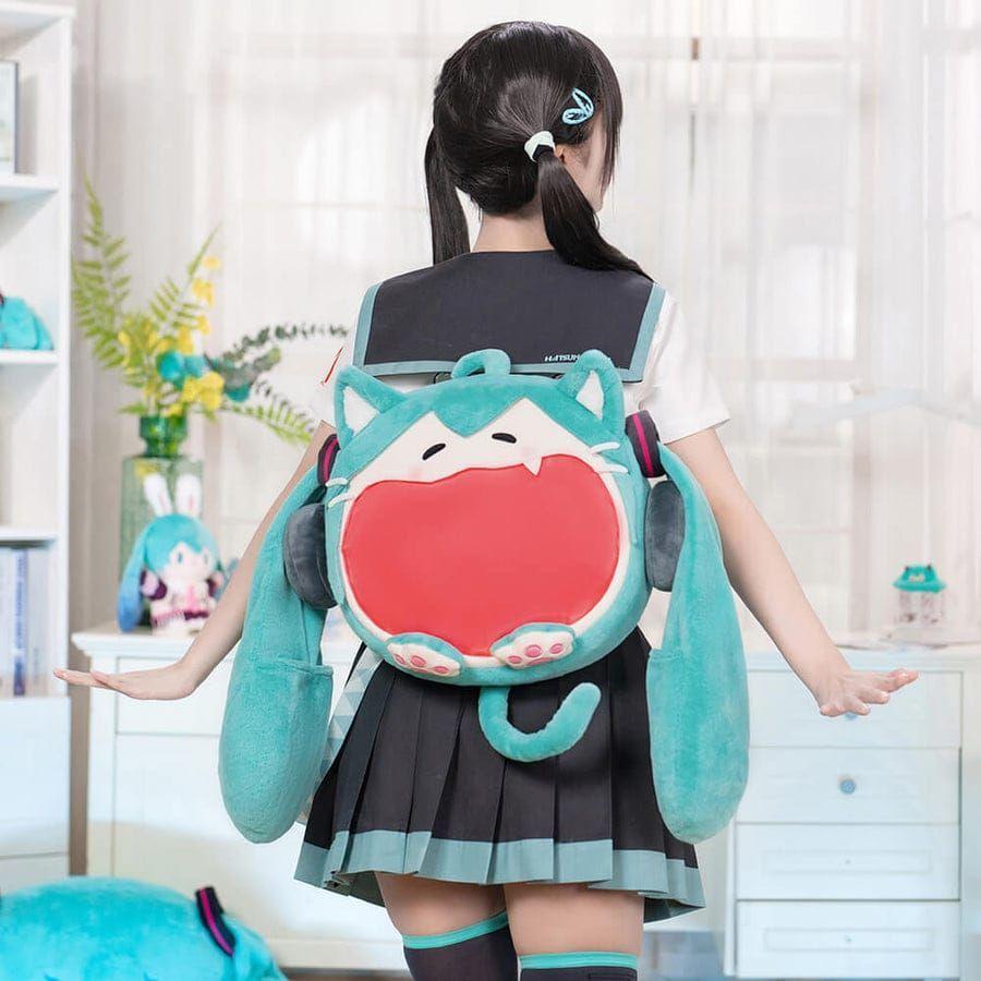 Hatsune Miku Bolso Mochila Grande De Peluche-4