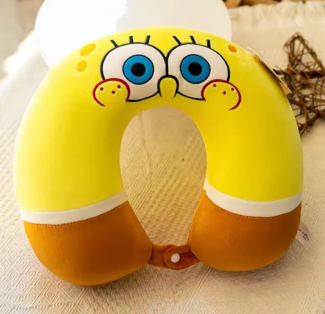 Almohada de Viaje Bob Esponja 30x30 cm Cojin Cuello-6