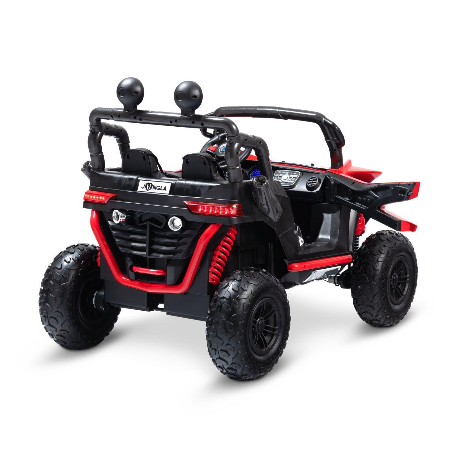 New Buggy XL Doble Asiento Ruedas De Goma Rojo-2