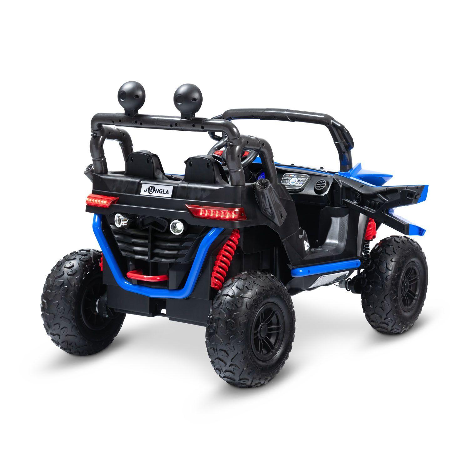New Buggy XL Doble Asiento Ruedas De Goma Azul-2