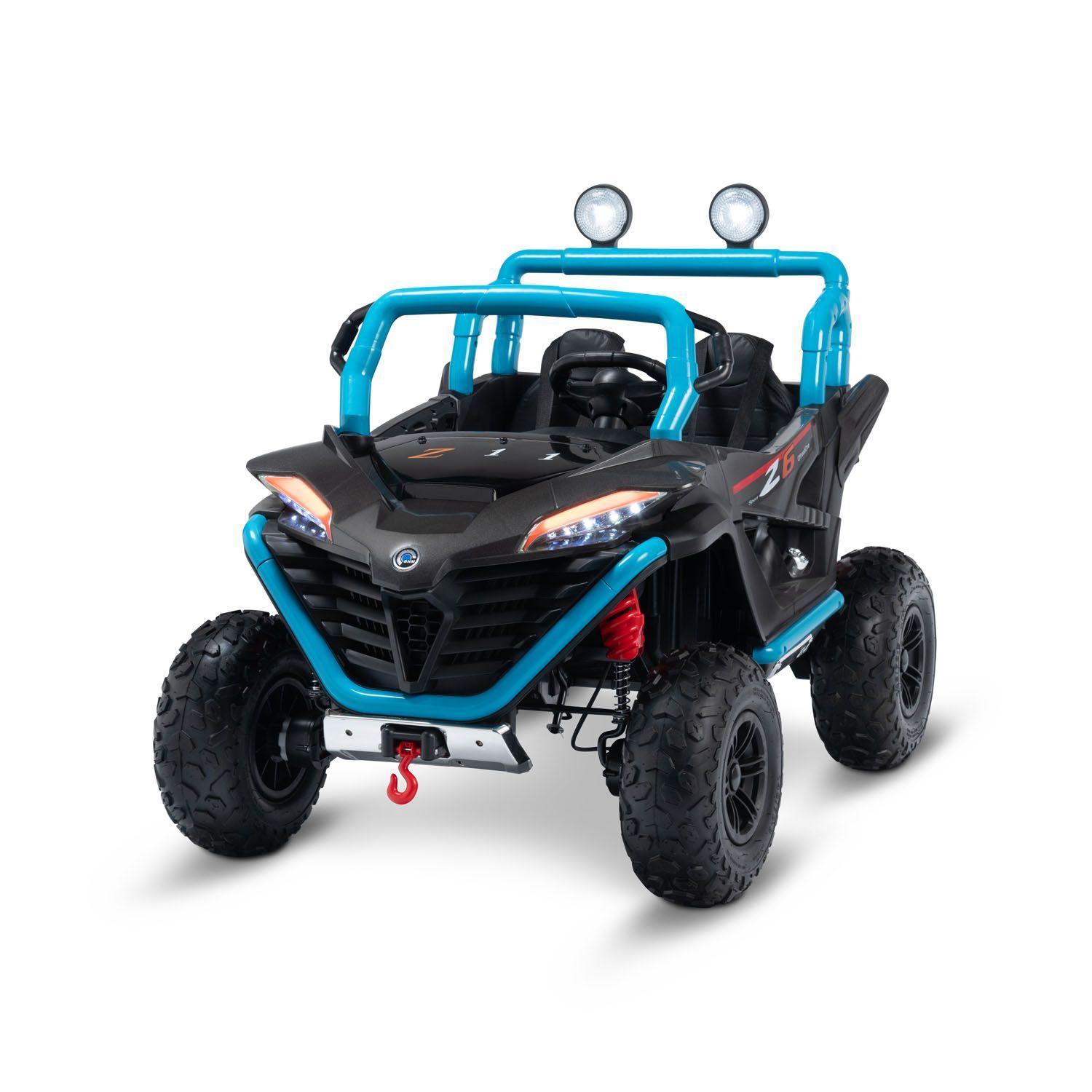 New Buggy XL Doble Asiento Ruedas De Goma Grafito-0