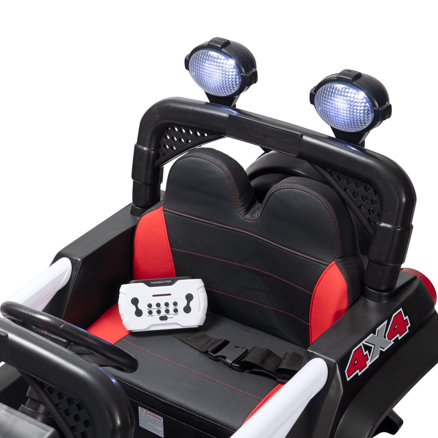 BUGGY 4 MOTORES RUEDAS GOMA BLANCO-3