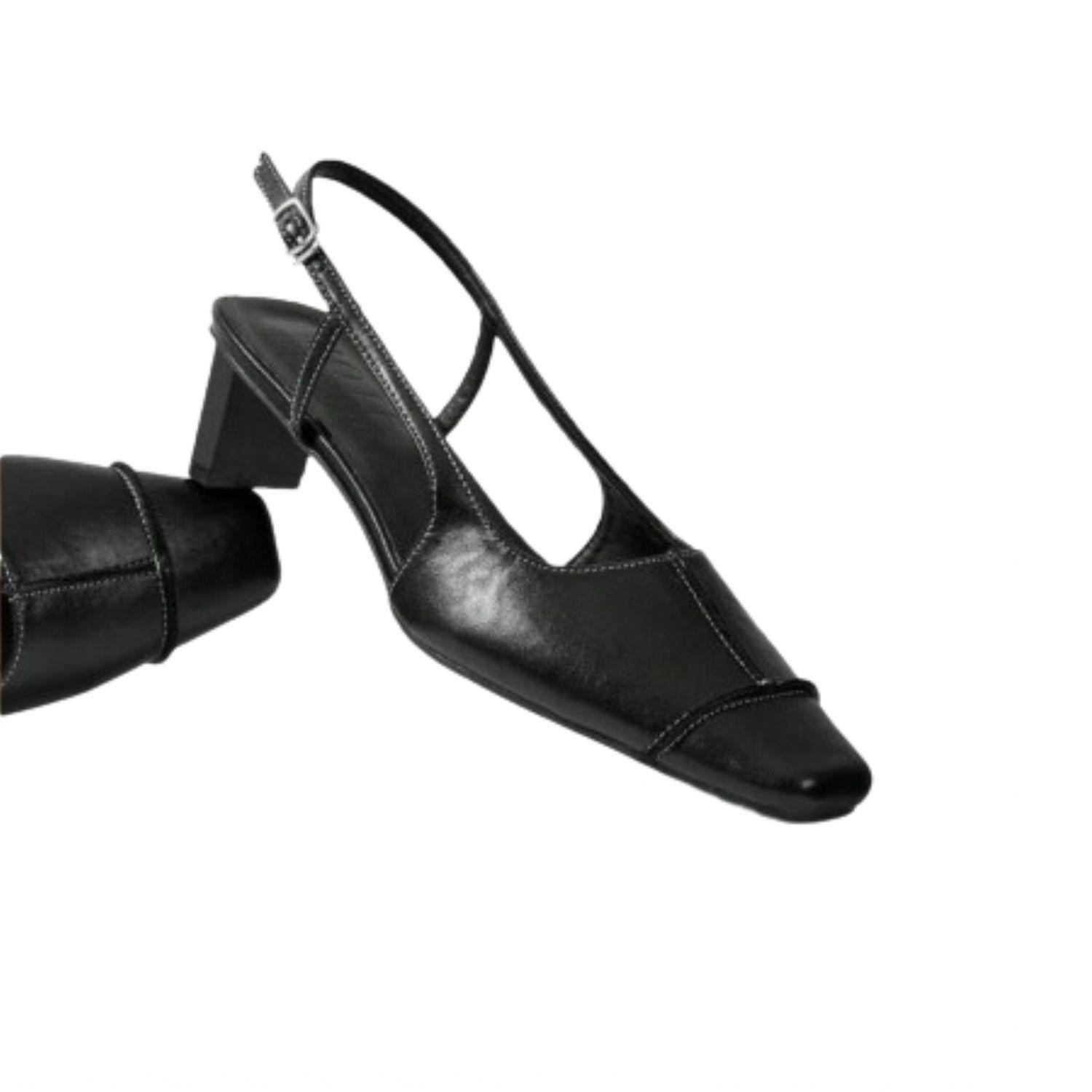 Zapatos Cerrados Negros Sel-2