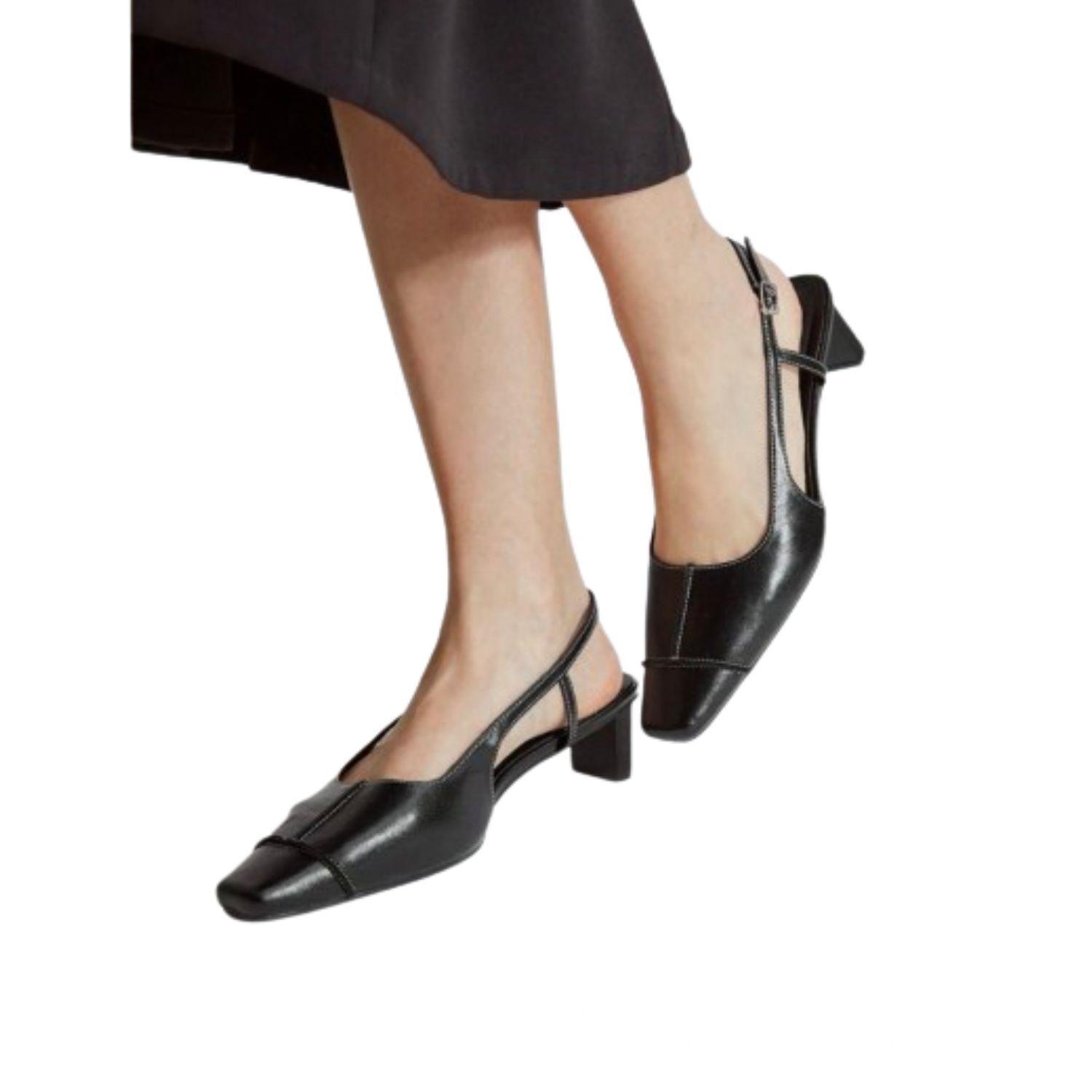 Zapatos Cerrados Negros Sel-5