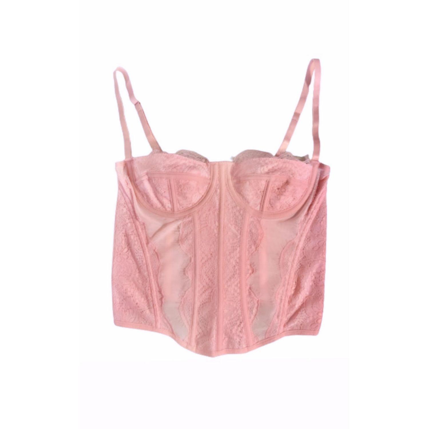 Corset Urban Outfitters Rosado-0