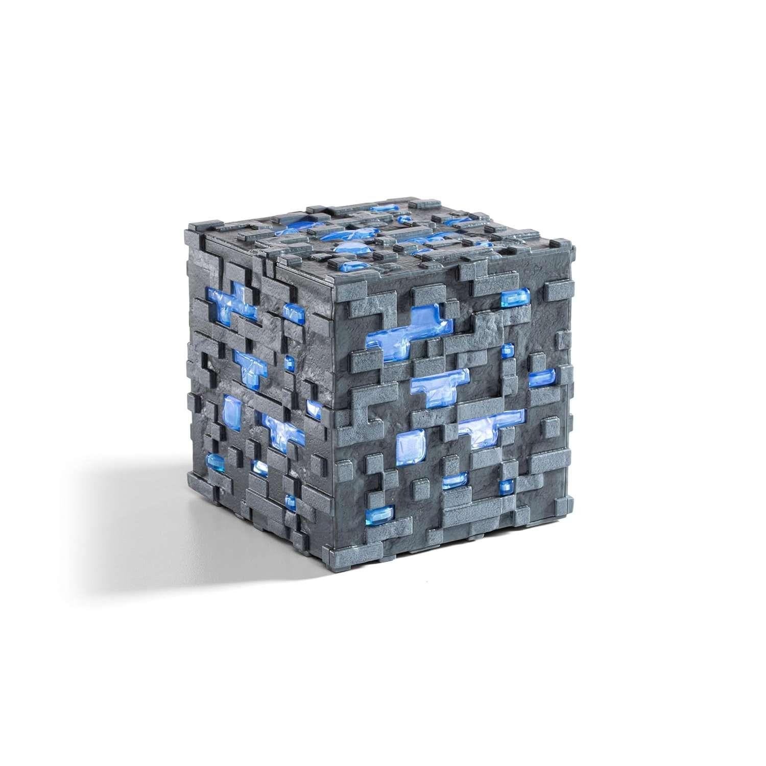 Lámpara de Bloque de Diamante Minecraft (con luz)-0