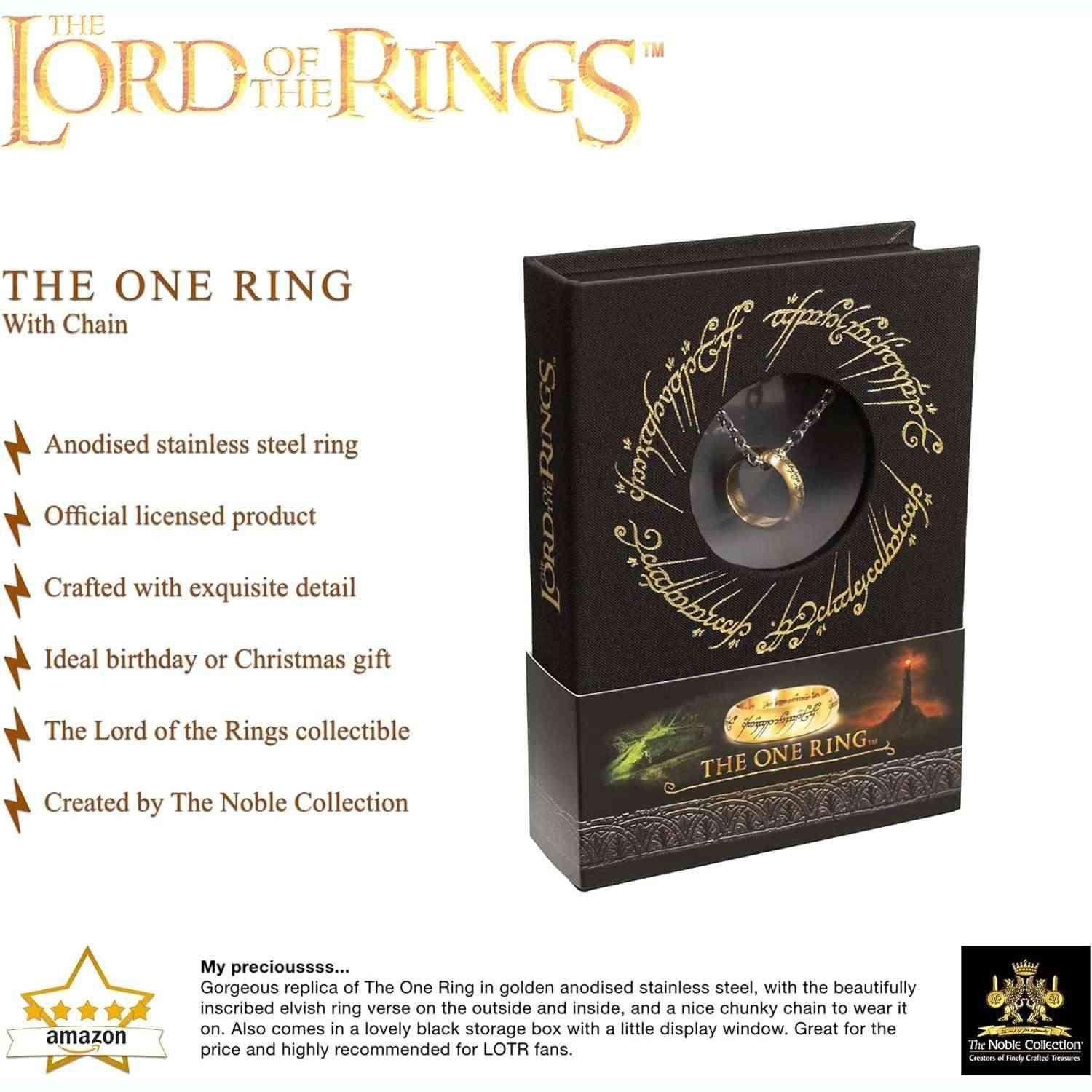 Anillo Único de Acero Inoxidable – El Señor de los Anillos-2