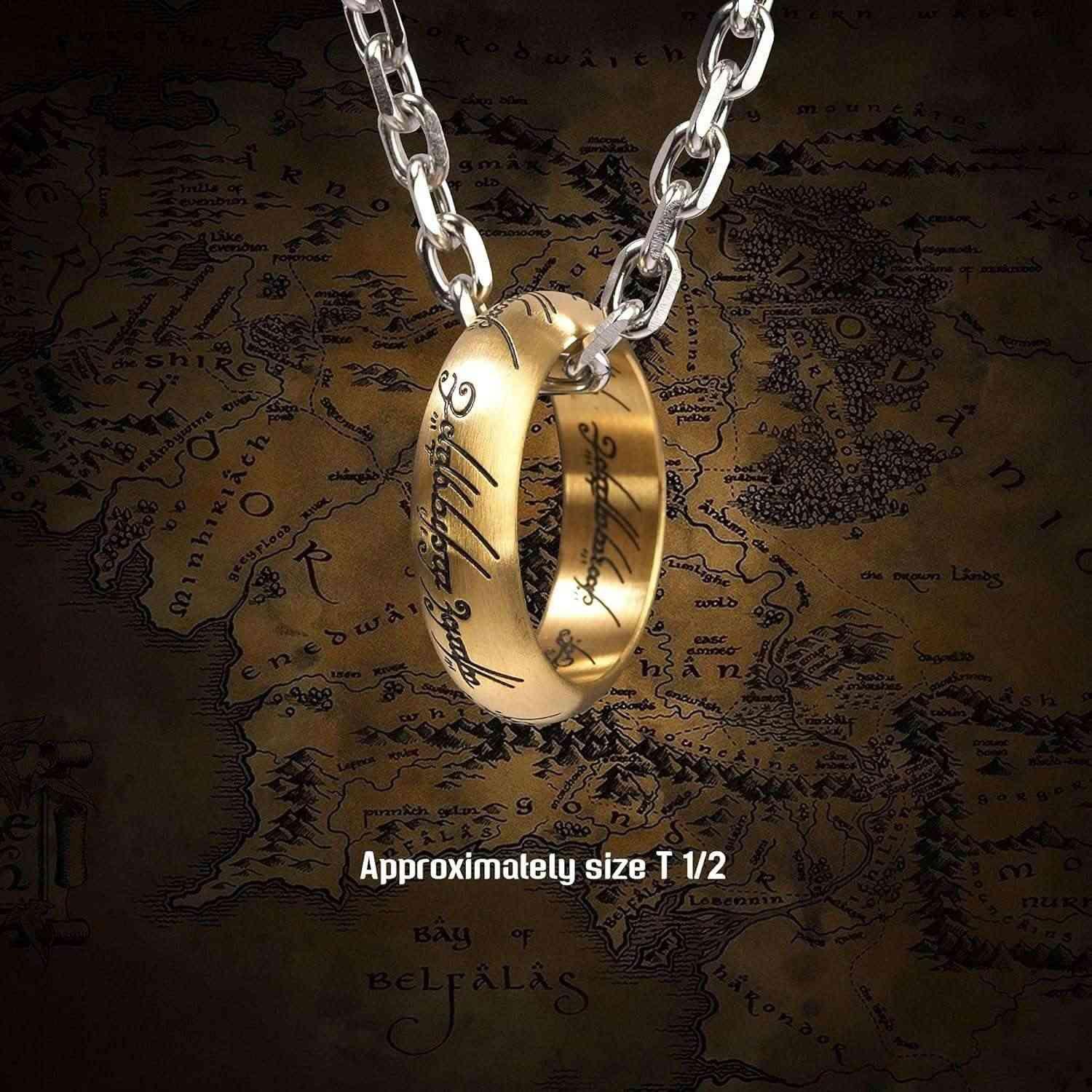 Anillo Único de Acero Inoxidable – El Señor de los Anillos-3