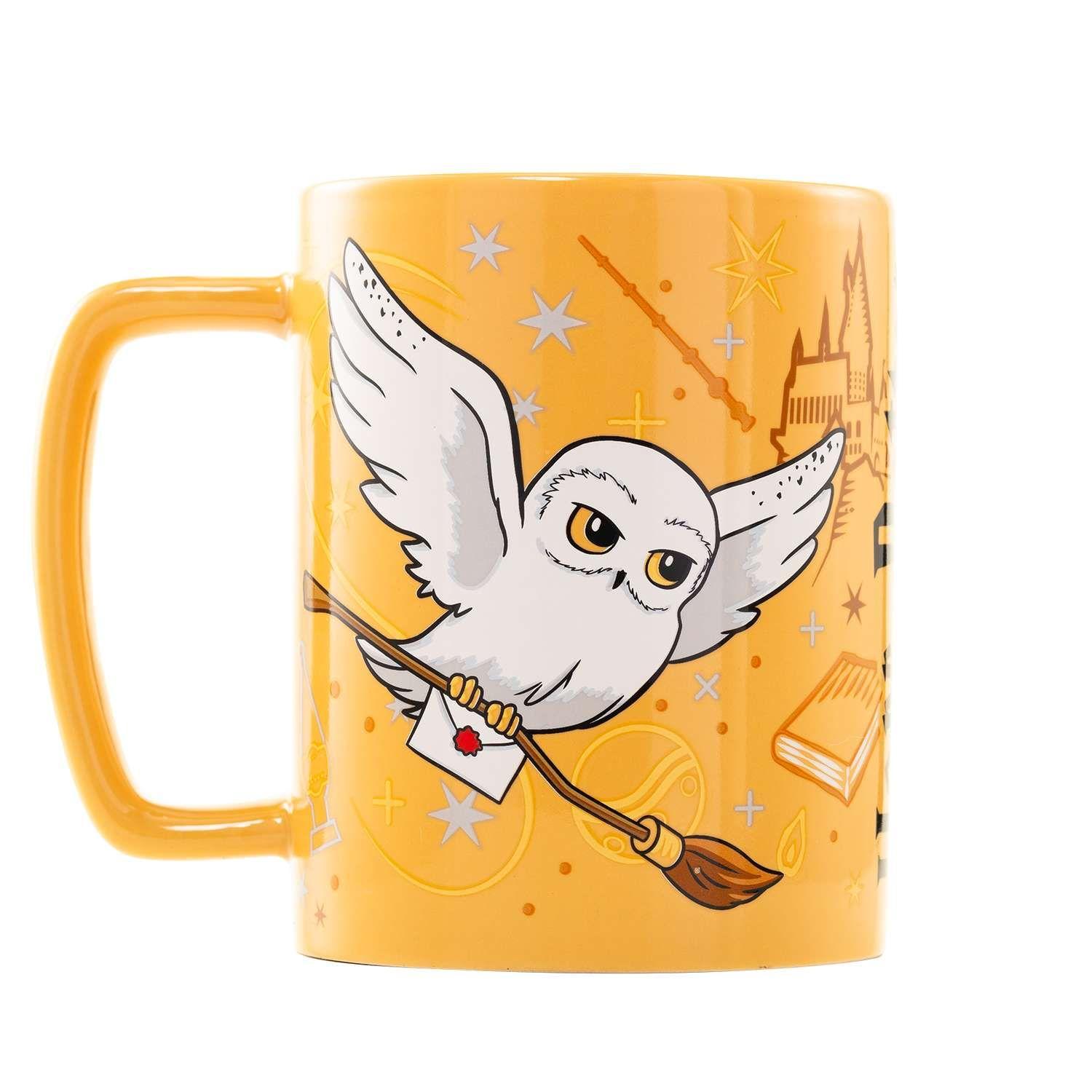 Tazón Harry Potter - Hedwig (Diseño con Textura)-4