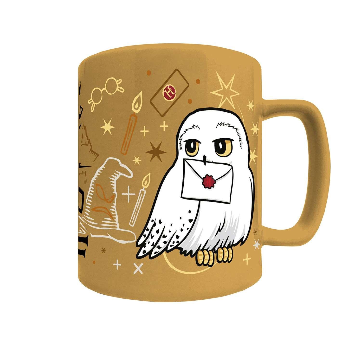Tazón Harry Potter - Hedwig (Diseño con Textura)-7