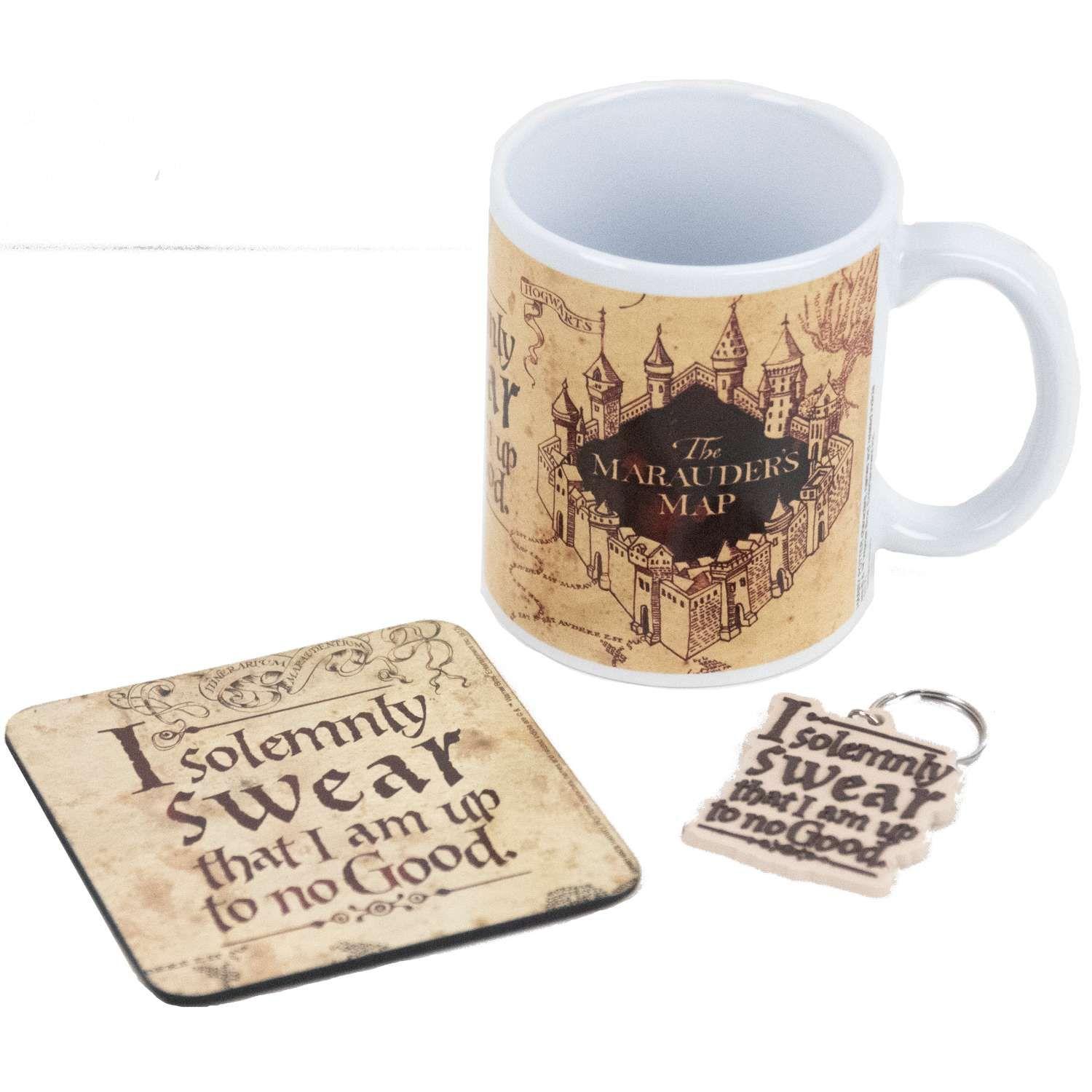 Set de Regalo Harry Potter - Mapa del Merodeador (Tazón y Posavasos)-0