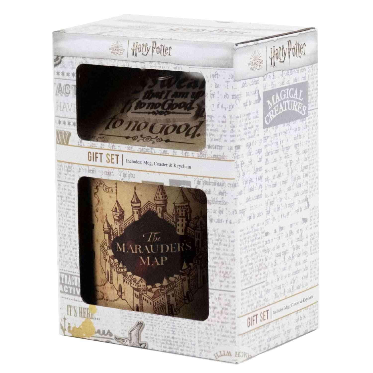 Set de Regalo Harry Potter - Mapa del Merodeador (Tazón y Posavasos)-4