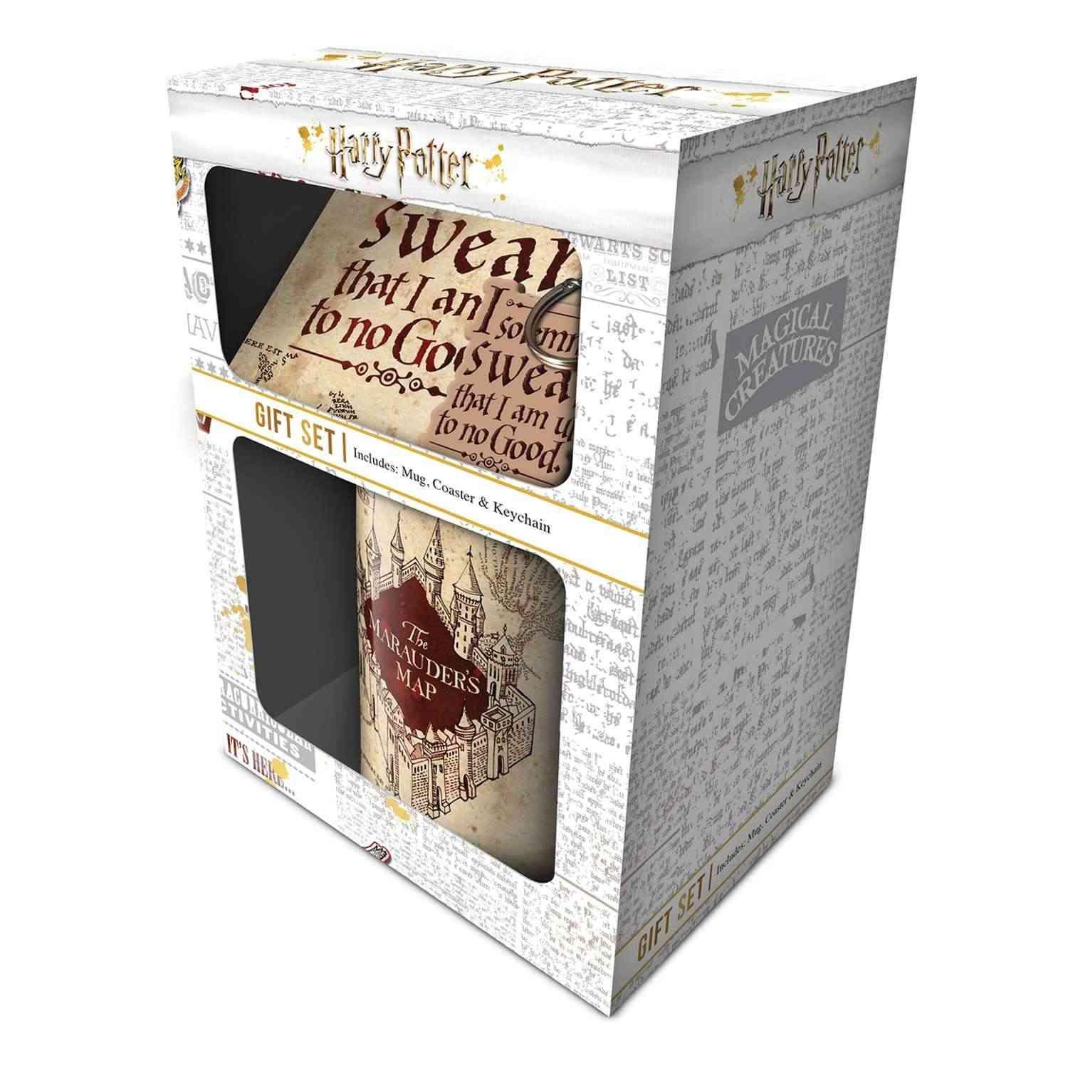 Set de Regalo Harry Potter - Mapa del Merodeador (Tazón y Posavasos)-6