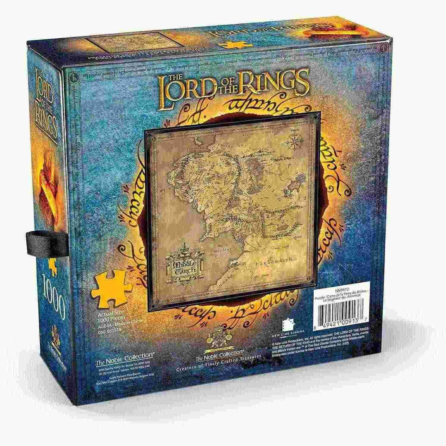 Puzzle Mapa de la Tierra Media – El Señor de los Anillos-2