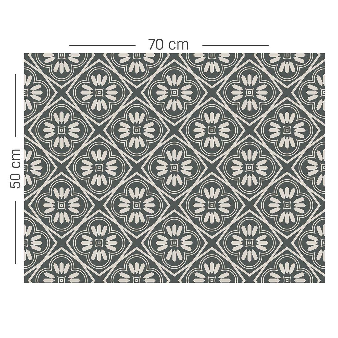 Alfombra Vinilica Chester 70x50 Cm Novadeco-1