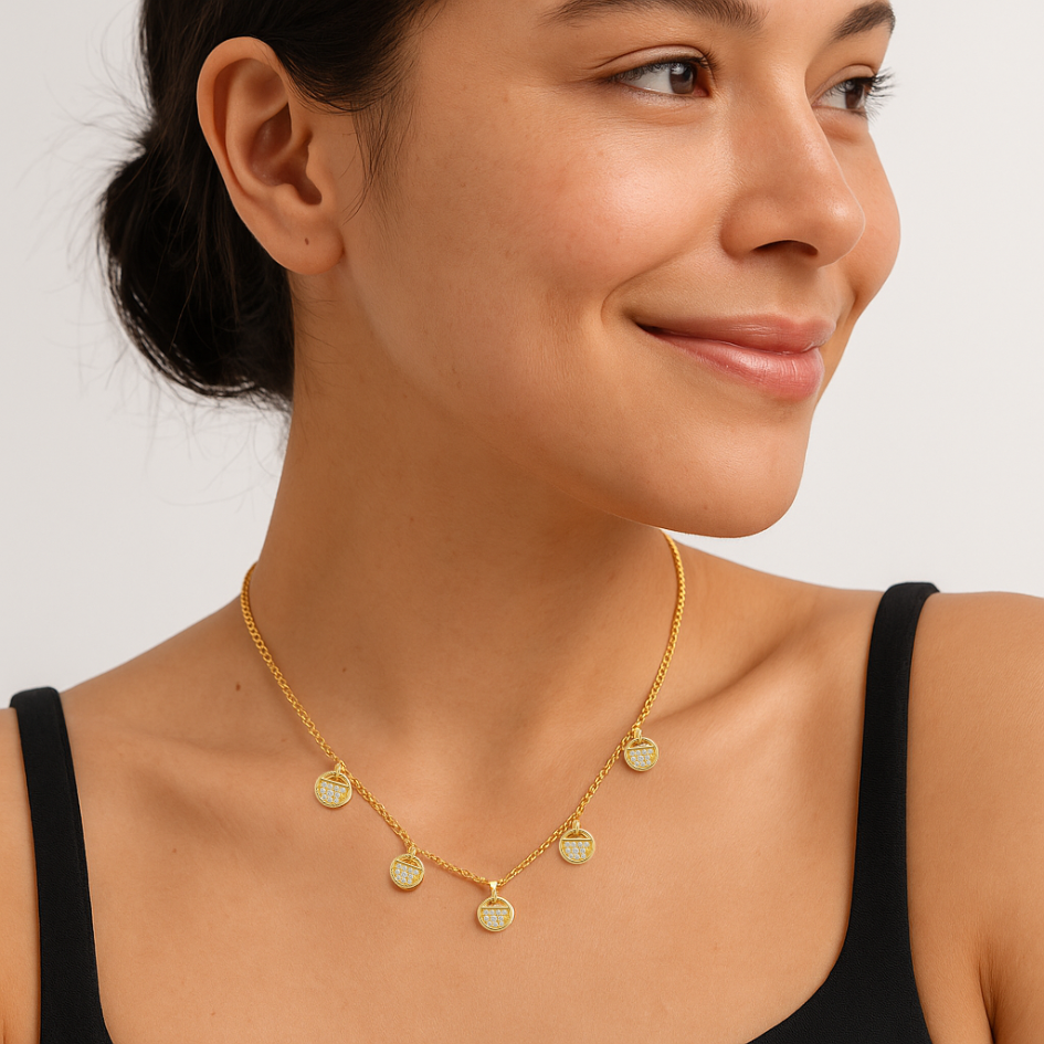 Collar Ginger con cristales de Swarovski-3