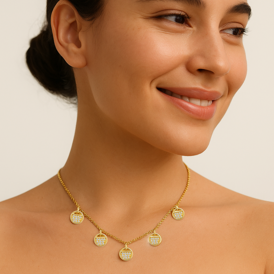 Collar Ginger con cristales de Swarovski-6